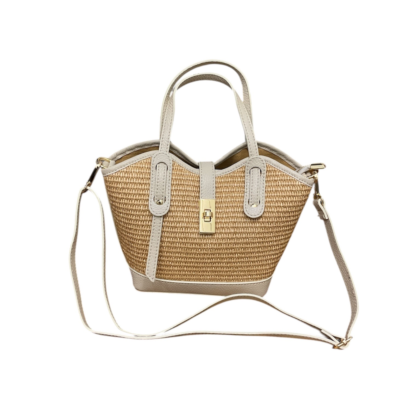 Sac À Main Cuir Raphia Lolo