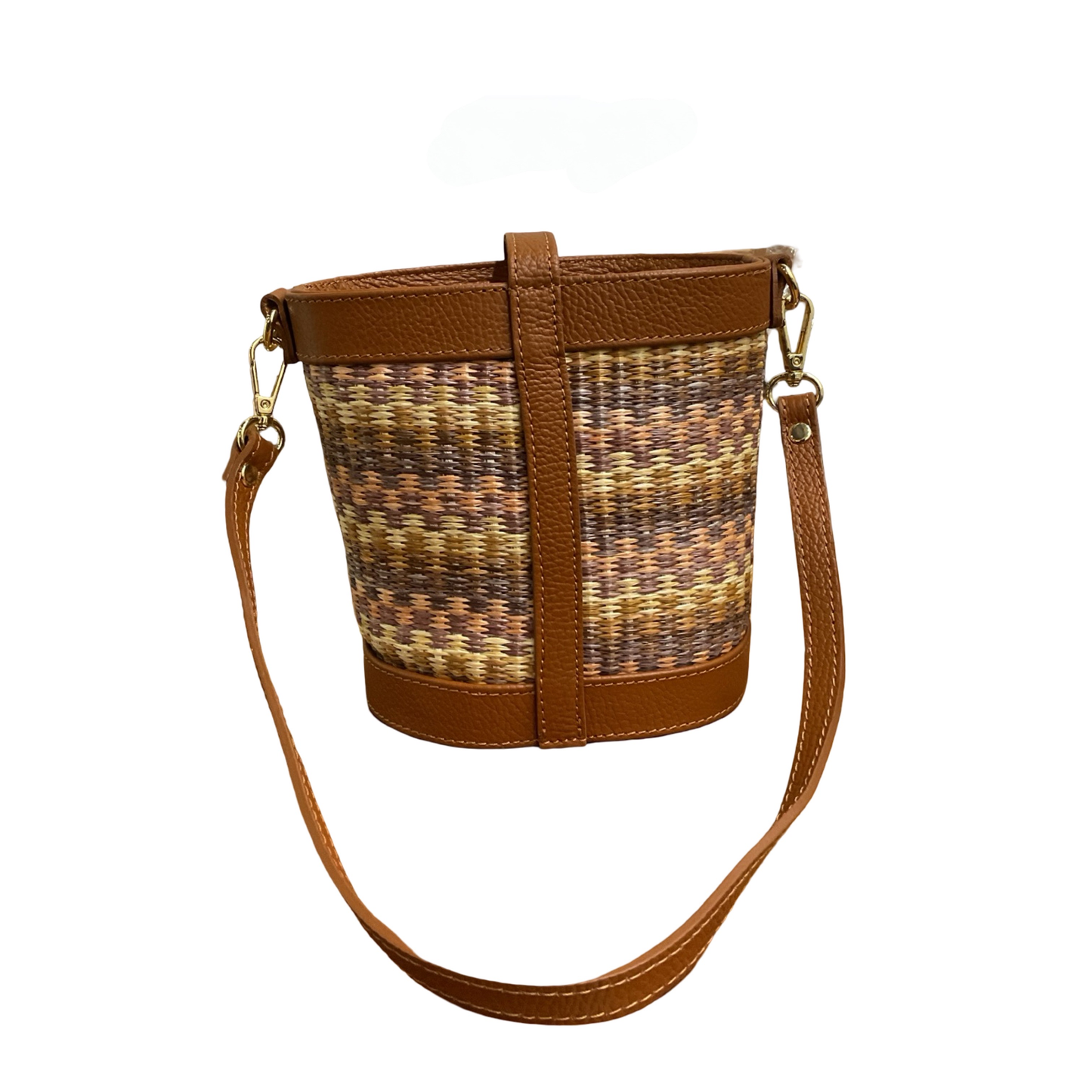 Sac Seau Cuir Raphia Lolita