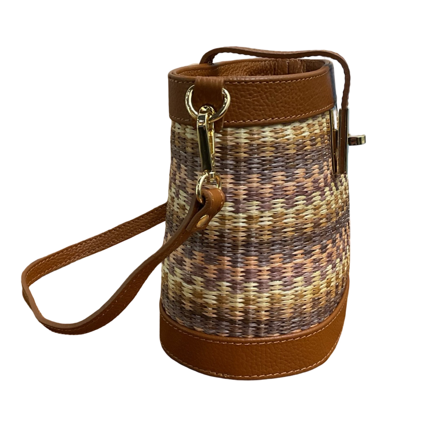 Sac Seau Cuir Raphia Lolita