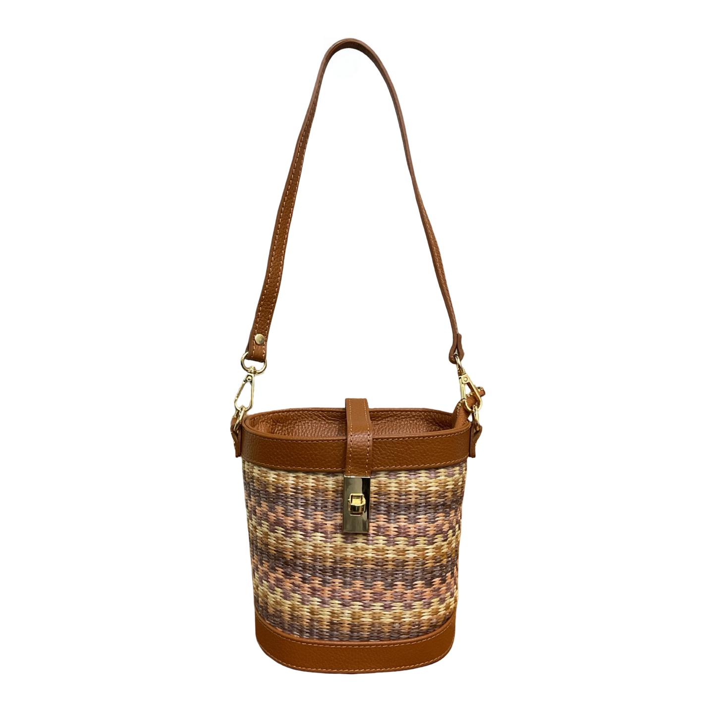 Sac Seau Cuir Raphia Lolita