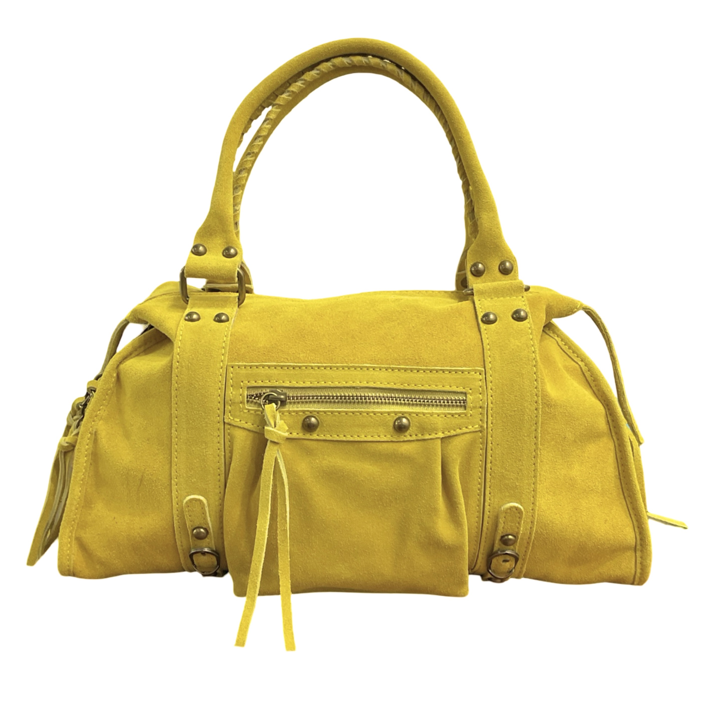 SAC CUIR SUÈDE CAPUCINE L