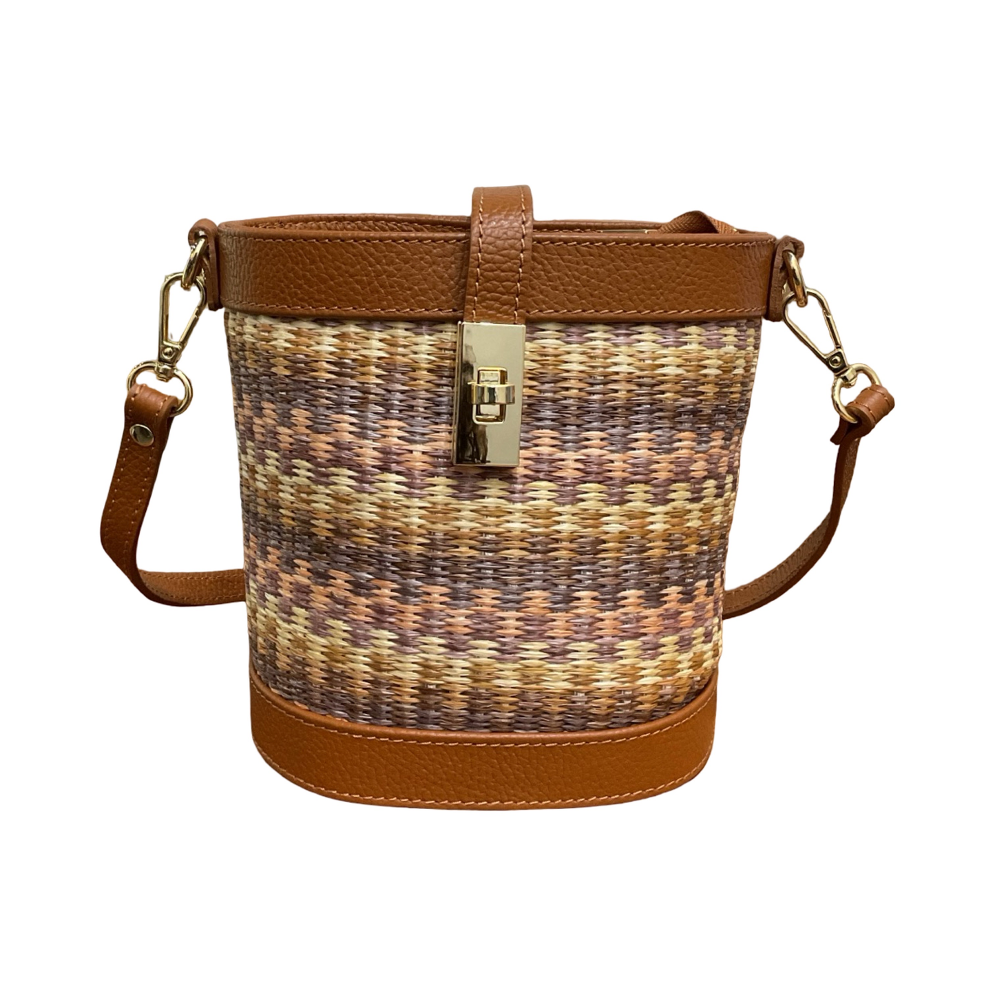 Sac Seau Cuir Raphia Lolita
