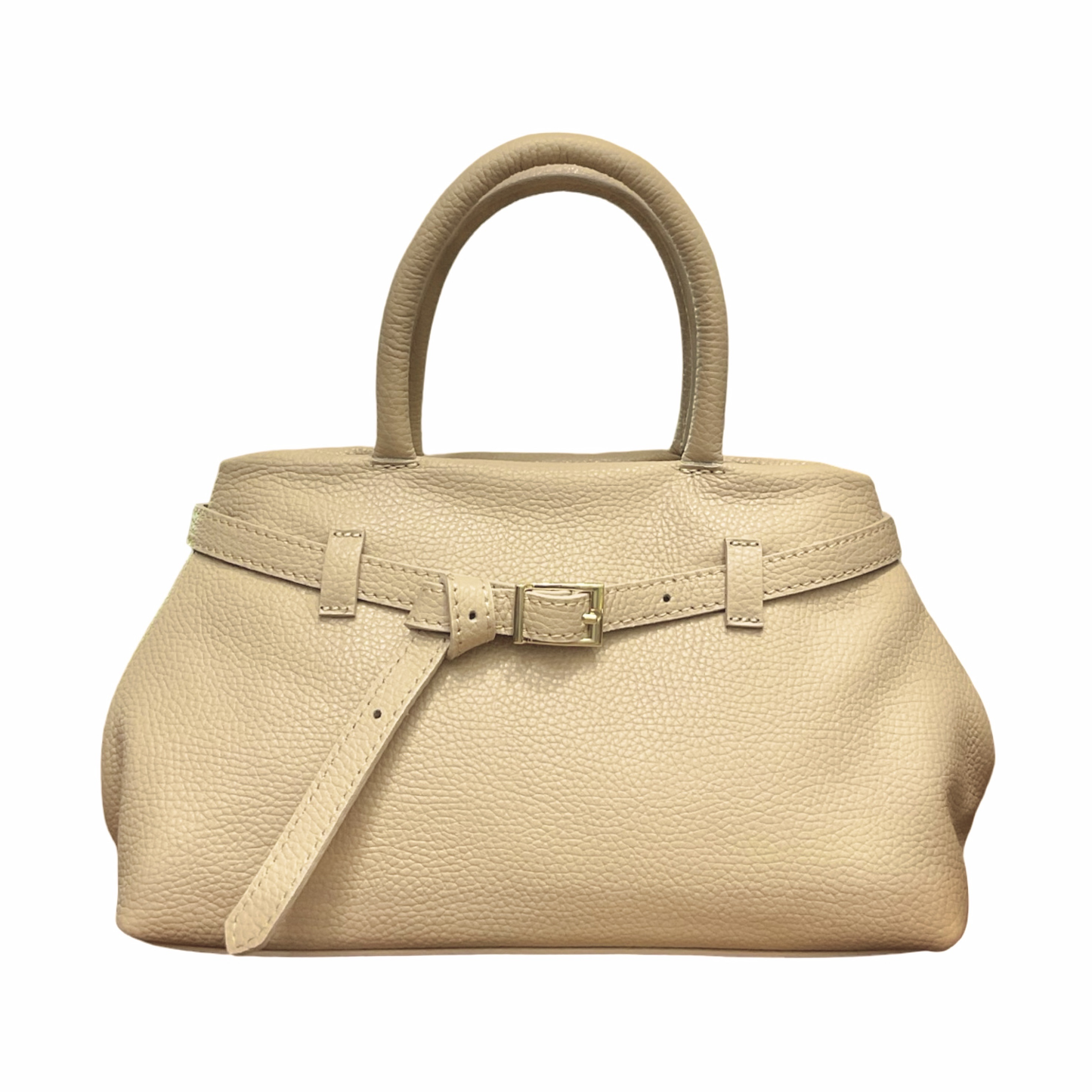 Sac À Main Cuir Grainé Petit Leatina