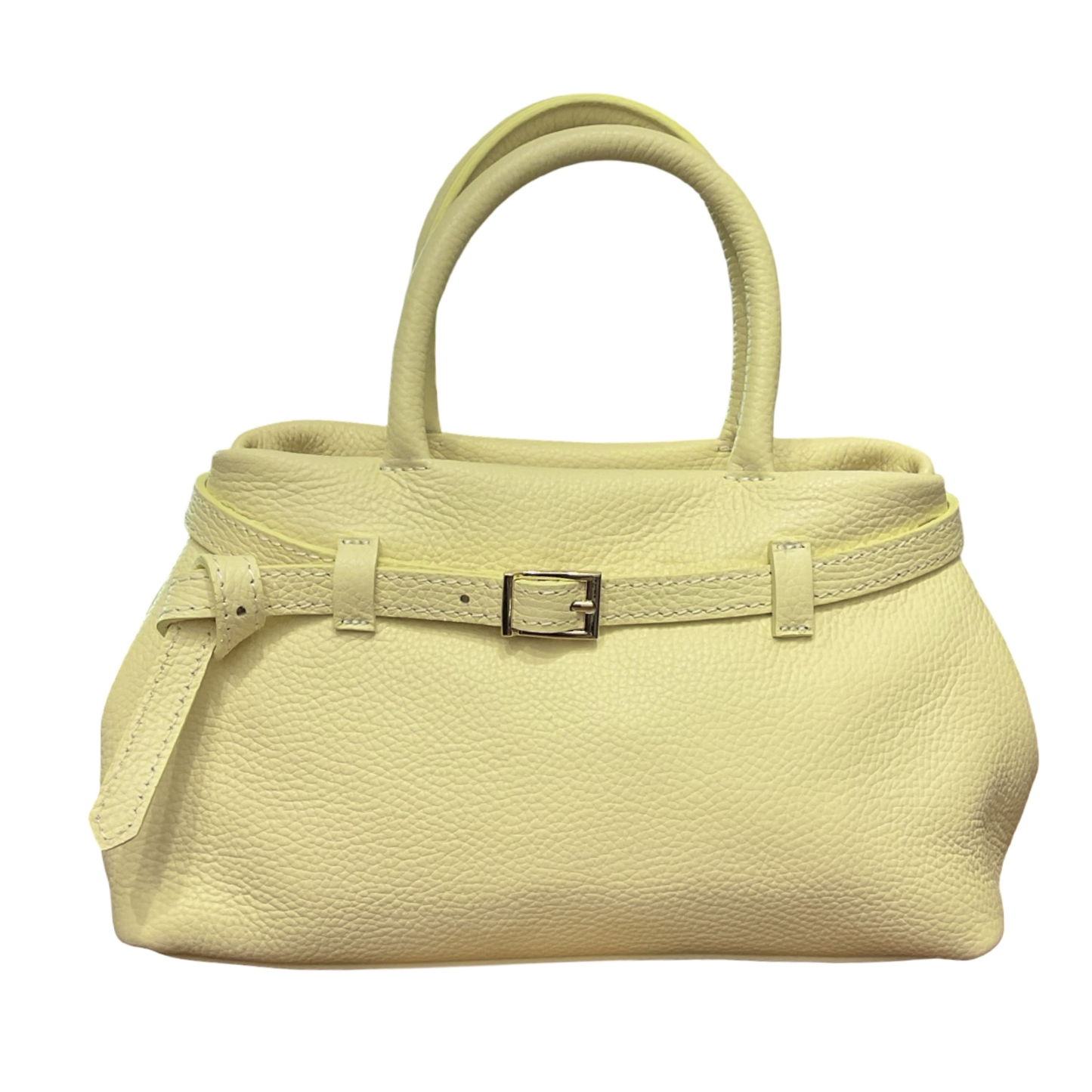 Sac À Main Cuir Grainé Petit Leatina