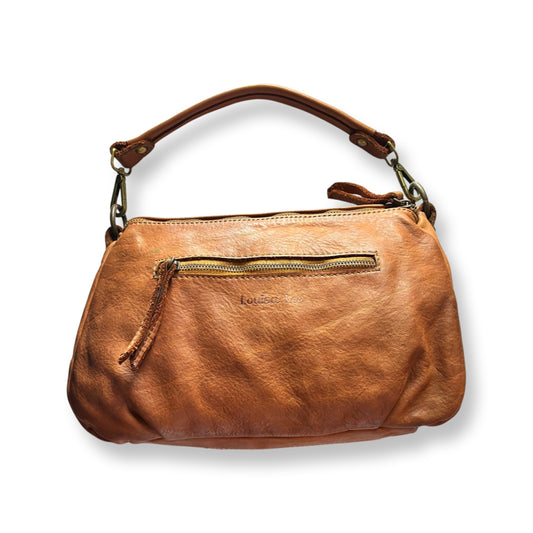 Amalia Cognac cowhide leather bag