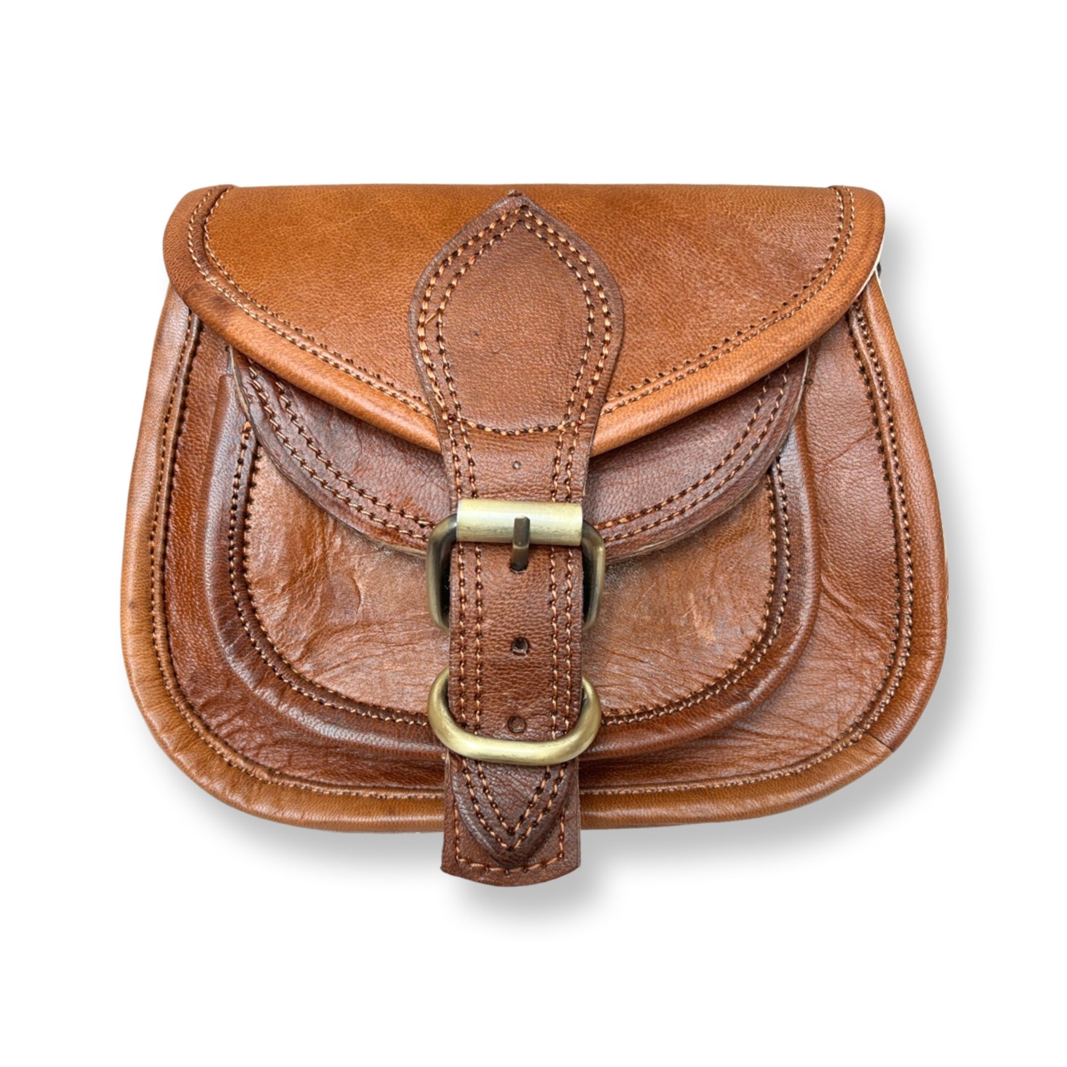 Genuine goat leather shoulder bag CHEYENNE Louisa Lee