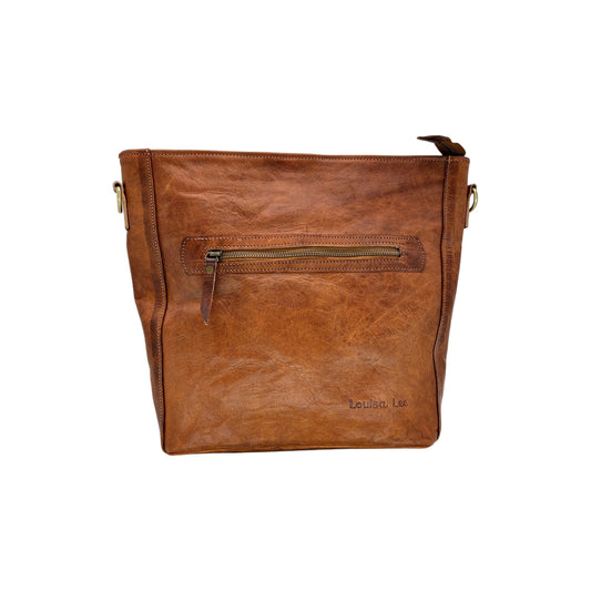 KAMA Genuine Goat Leather Shoulder Bag