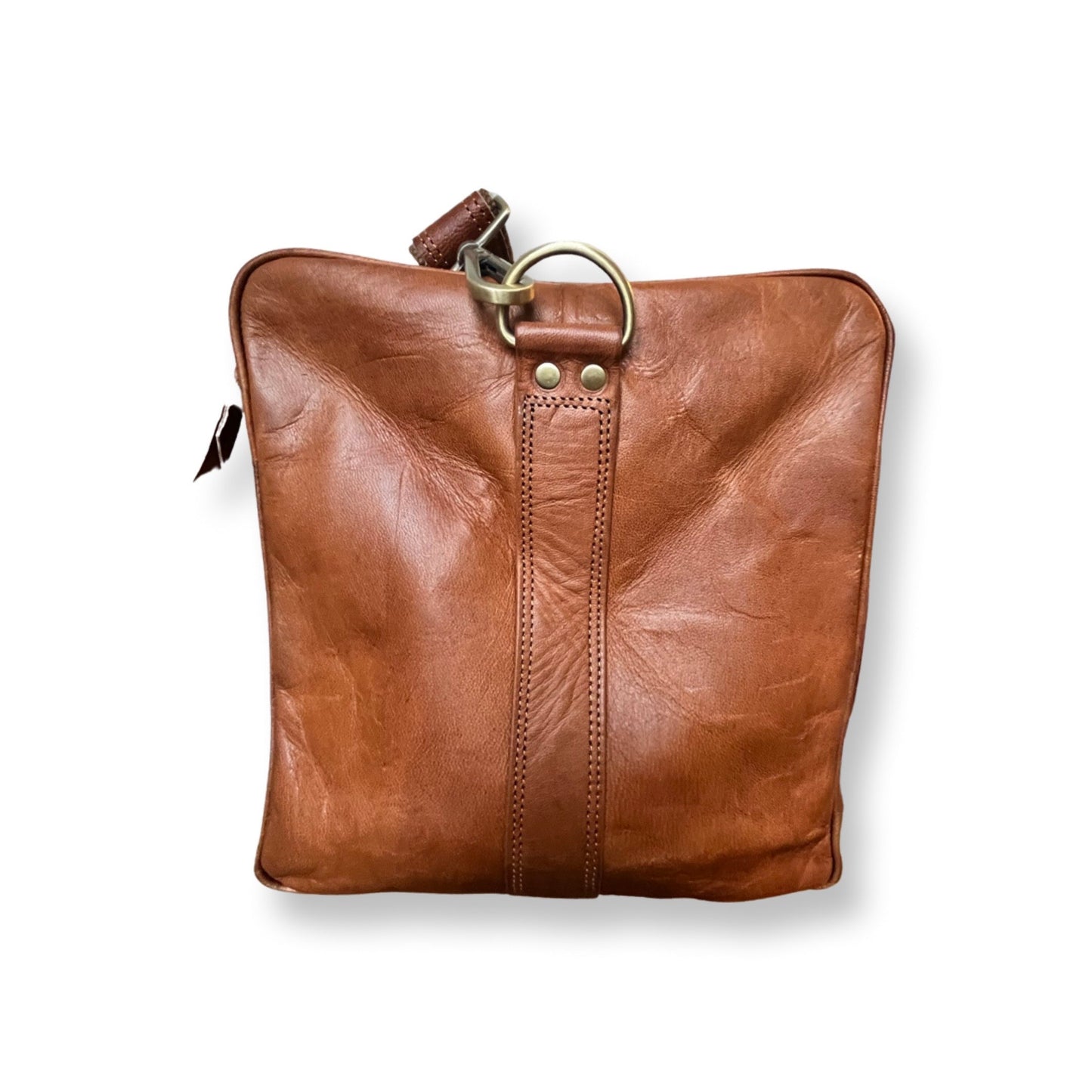 Sac de voyage Week-End en cuir 60 cm Naturel - Louisa Lee